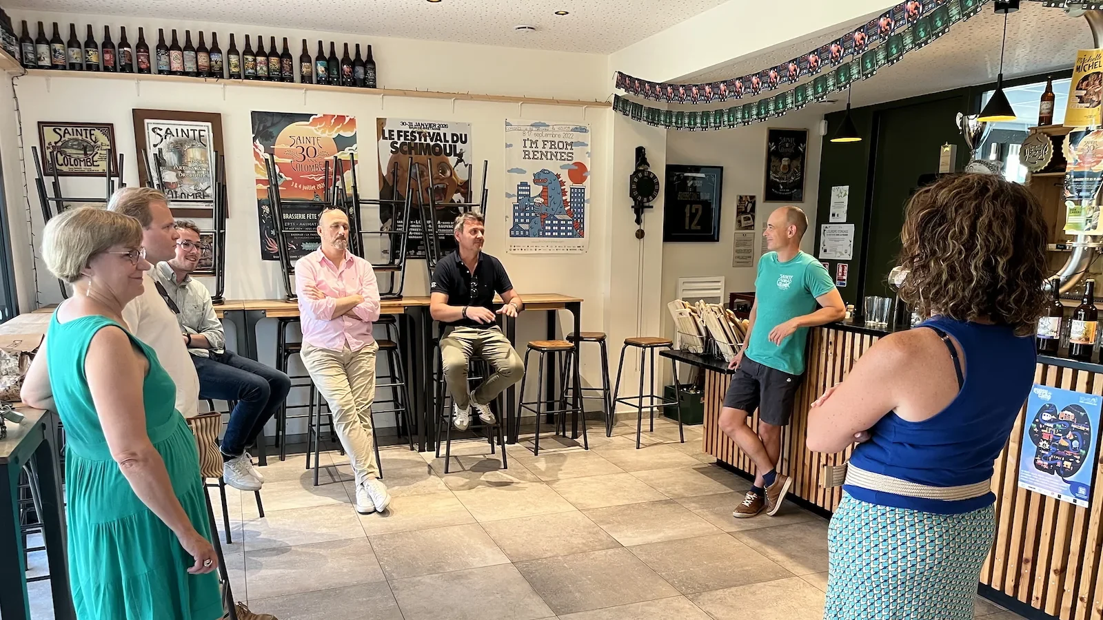 Visite de la Brasserie Sainte-Colombe - Dirigeants Commerciaux de France